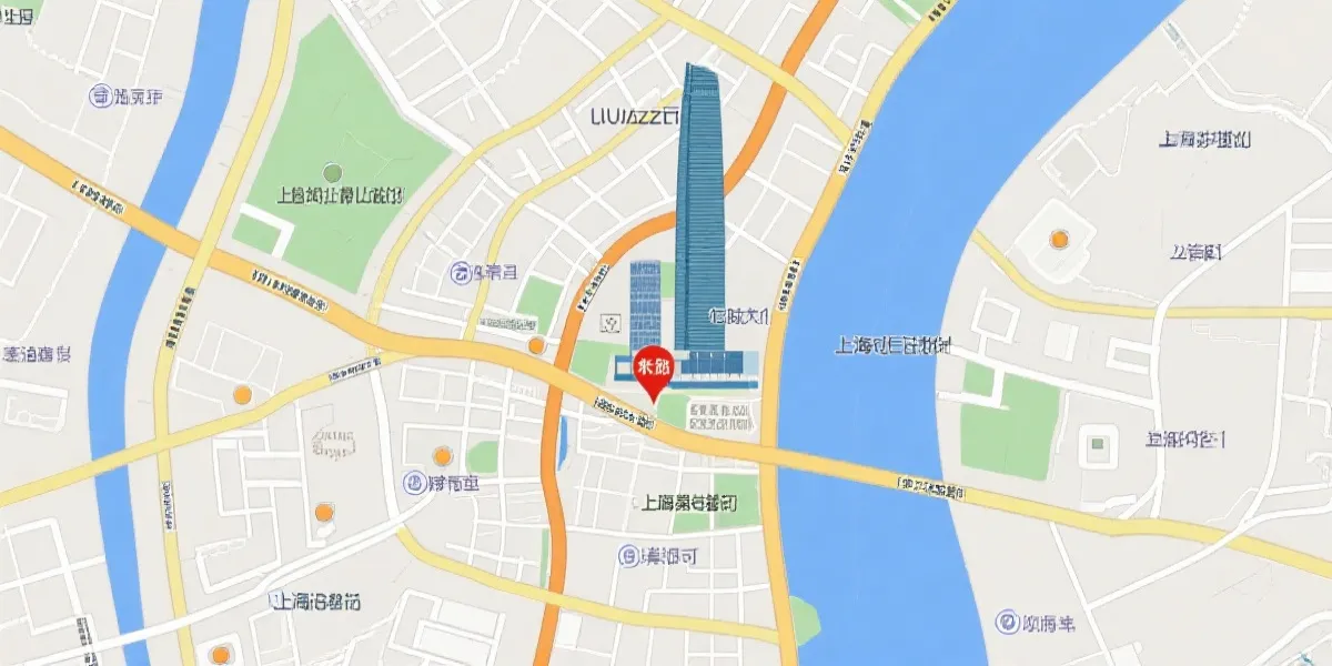 上海陆家嘴办公示意图