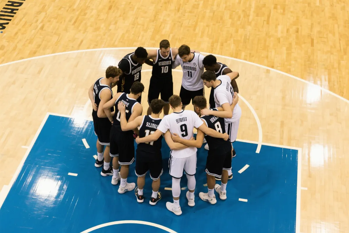 球队协作场景示意图